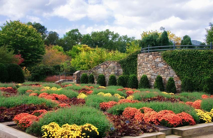 The gardens at the North Carolina Arboretum in Asheville