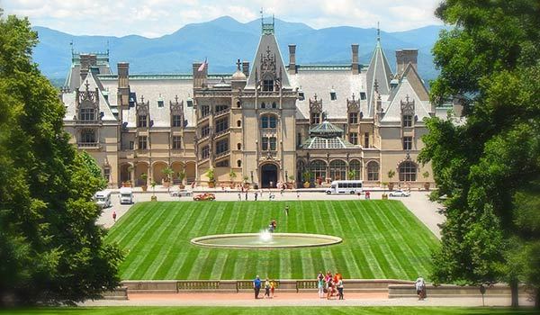 The Biltmore Estate house in Asheville, North Carolina